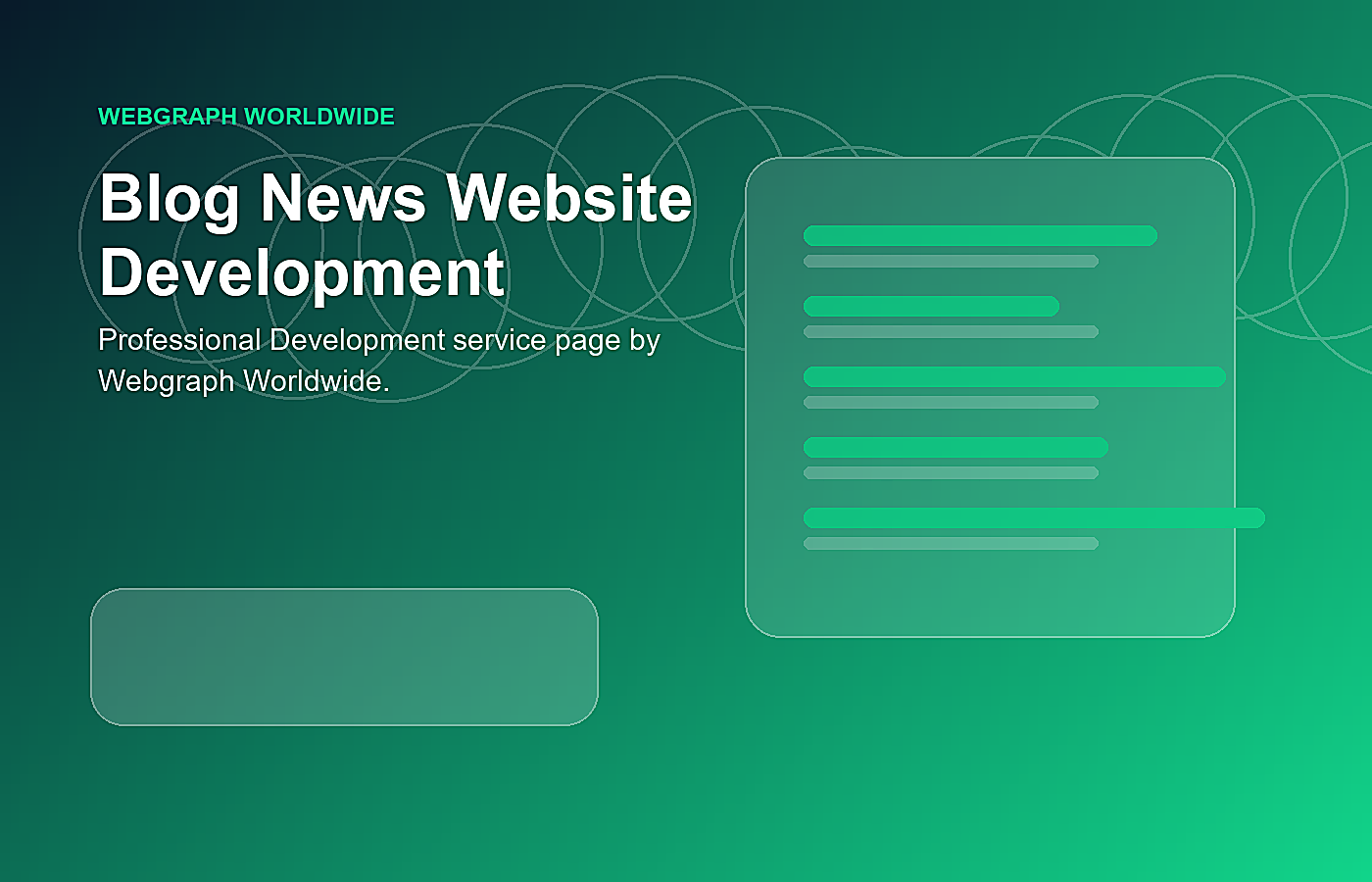 Blog News Website Development visual