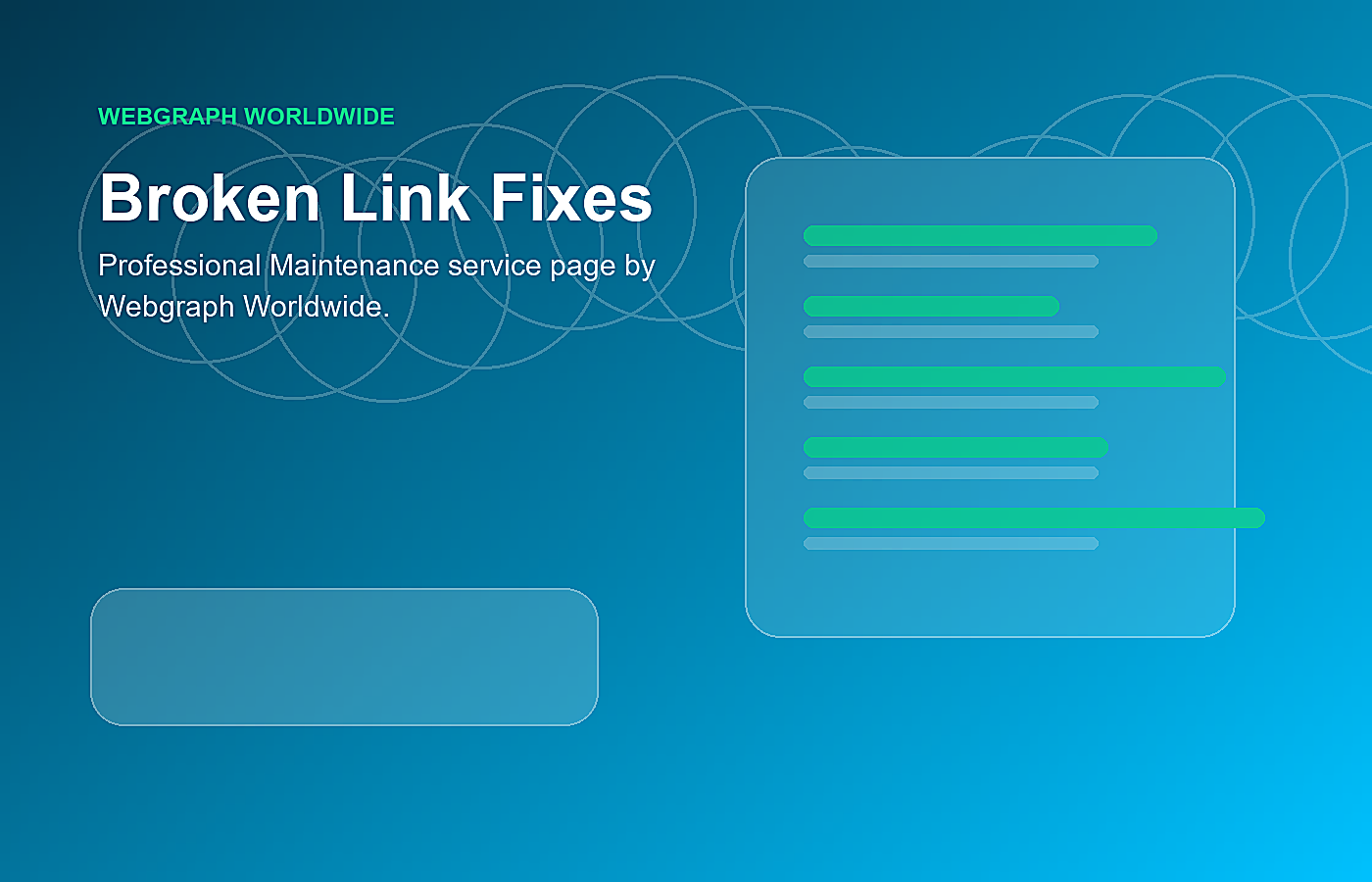 Broken Link Fixes service illustration
