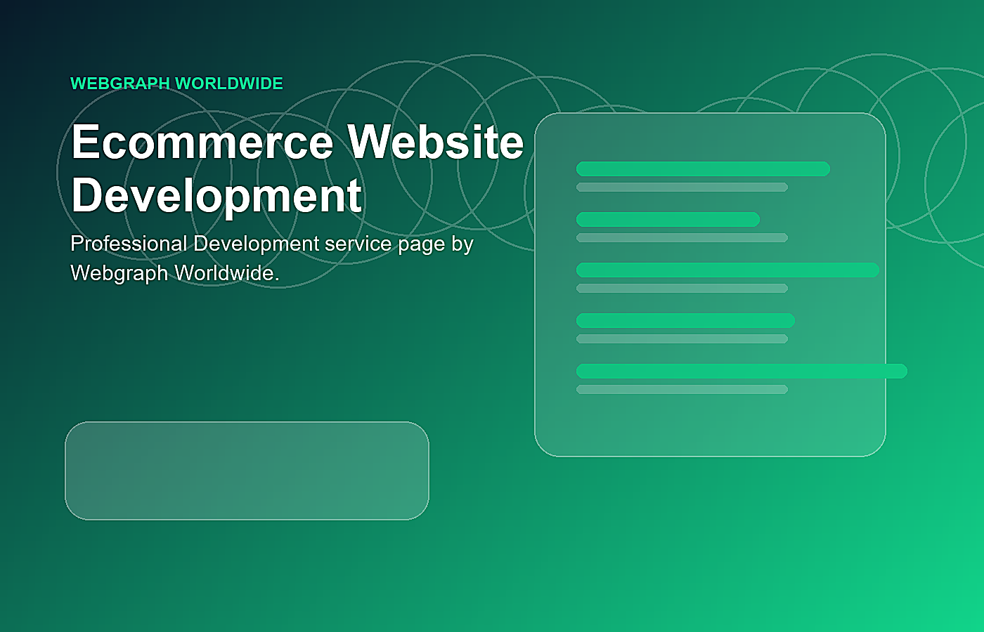 Ecommerce Website Development visual