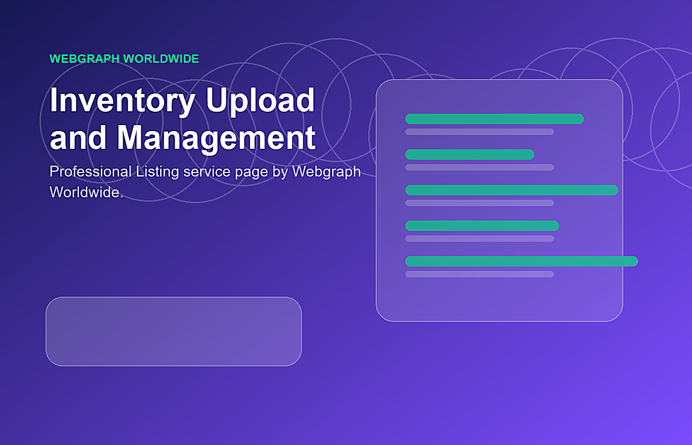 Inventory Upload and Management visual