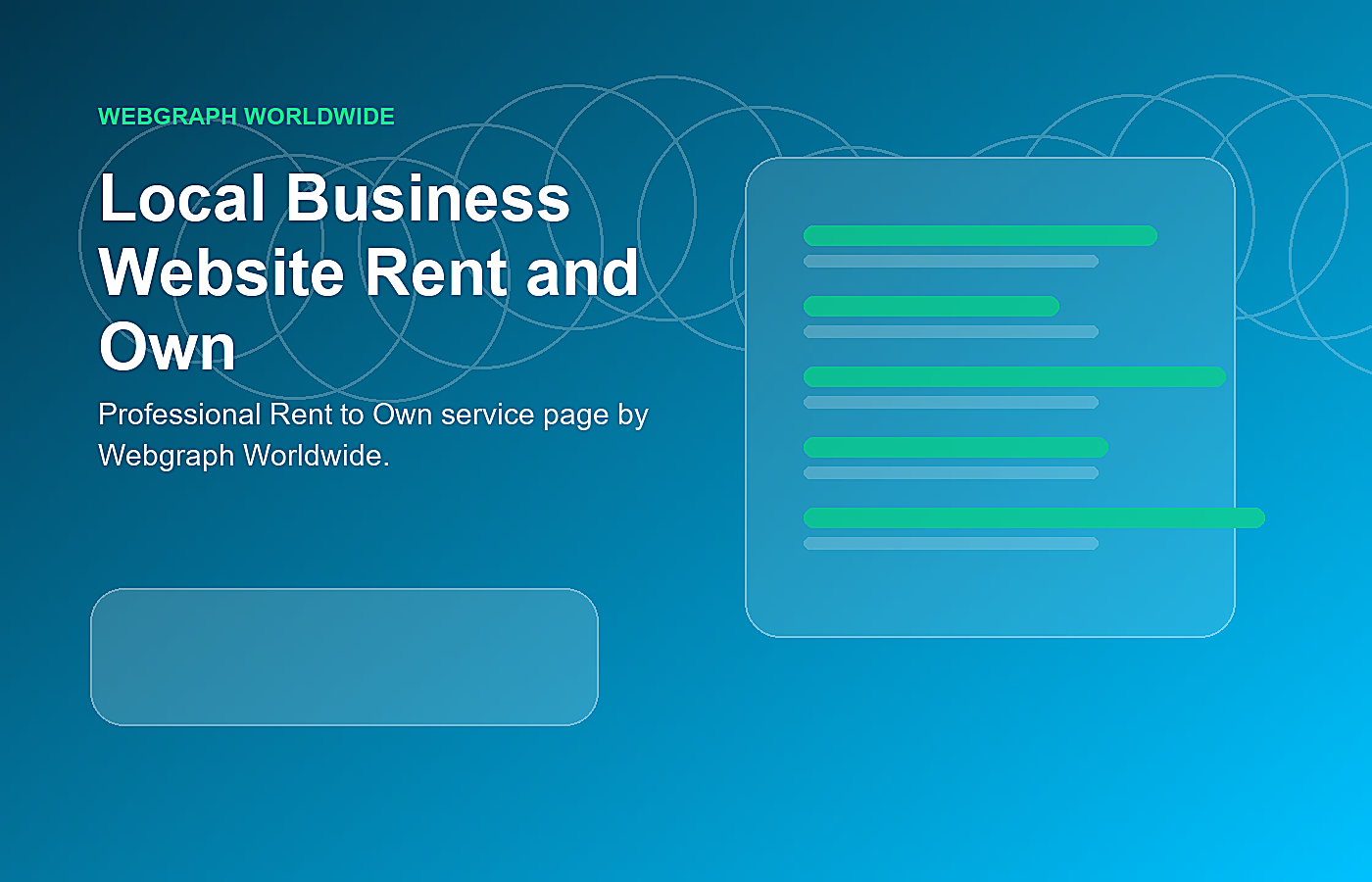 Local Business Website Rent and Own visual