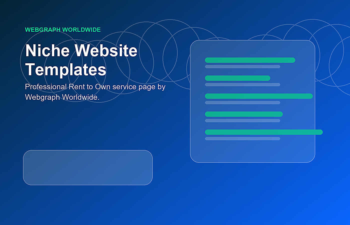 Niche Website Templates service illustration