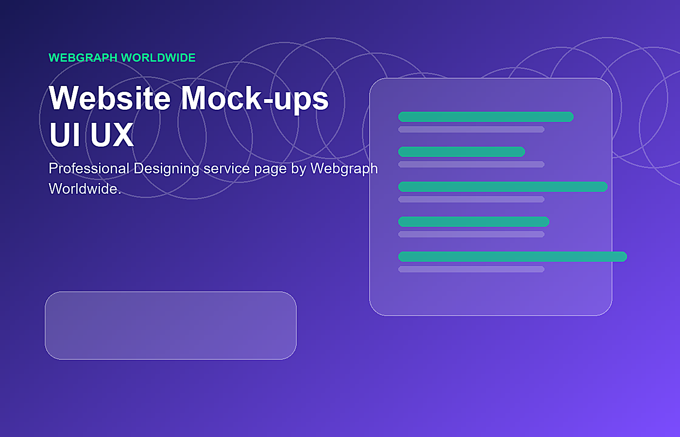 Website Mock-ups UI UX visual